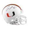 Image 1 : Ray Lewis Signed Miami Full Size Replica NCAA Helmet Autograph