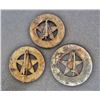 Image 2 : LOT OF 3 OLD WEST STYLE LAW BADGES