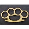 Image 1 : GOLD BRASS KNUCKLE PAPER WEIGHT