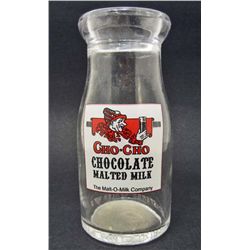 CHO-CHO ADVERTISING MILK BOTTLE