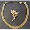 Image 1 : VINTAGE BROOCH & NECKLACE