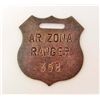 Image 1 : ARIZONA RANGERS GUN TAG / WATCH FOB