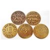 Image 2 : LOT OF 5 CAT HOUSE BROTHEL TOKENS