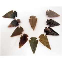 LOT OF 10 ARROWHEADS