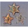 Image 2 : LOT OF 3 OLD WEST STYLE LAW BADGES