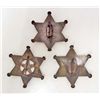 Image 2 : LOT OF 3  OLD WEST STYLE LAW BADGES