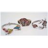 Image 1 : LOT OF 3 AUSTRIAN CRYSTAL BRACELETS