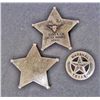 Image 1 : LOT OF 3 OLD WEST STYLE LAW BADGES