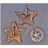 Image 2 : LOT OF 3 OLD WEST STYLE LAW BADGES