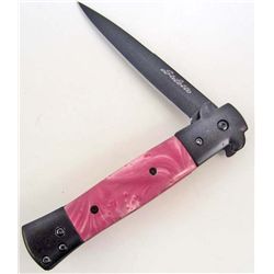 WARTECH SPATTER STILETTO KNIFE - PINK PEARL