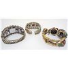 Image 2 : LOT OF 3 AUSTRIAN CRYSTAL BRACELETS