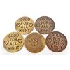 Image 2 : LOT OF 5 CAT HOUSE BROTHEL TOKENS