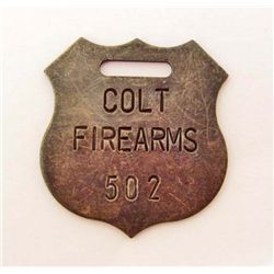 COLT FIREARMS GUN TAG / WATCH FOB