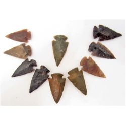 LOT OF 10 ARROWHEADS