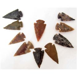 LOT OF 10 ARROWHEADS