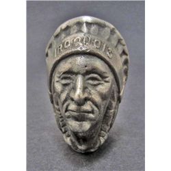 INDIAN CHIEF HEAD FIGURAL GEAR SHIFT KNOB