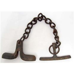 CAST IRON COME-A-LONG FIXED HANDCUFF