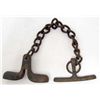 Image 1 : CAST IRON COME-A-LONG FIXED HANDCUFF