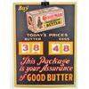 Image 1 : COUNTRY MAID BUTTER ADVERTISING POSTER