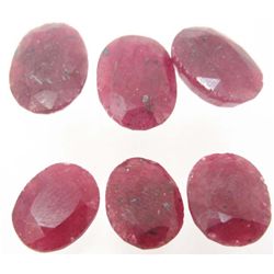 LOT OF 76.3 CTS OF RED RUBIES