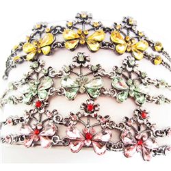 LOT OF 3 AUSTRIAN CRYSTAL BRACELETS