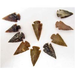 LOT OF 10 ARROWHEADS