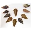 Image 1 : LOT OF 10 ARROWHEADS