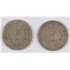 Image 2 : (2) SHIELD NICKELS (67, 72)