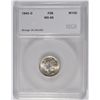 Image 1 : 1945-D MERCURY DIME SEGS MS65 FSB