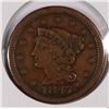 Image 1 : 1847 LARGE CENT F/VF