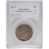 Image 1 : 1911-S BARBER HALF DOLLAR, SEGS AU-53 ( environmental damage )