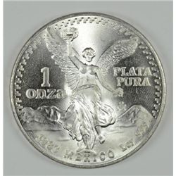 1983 MEXICAN LIBERTAD ONE OUNCE .999 SILVER COIN, UNC.