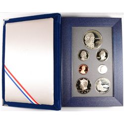 1993 U.S. PRESTIGE PROOF SET WITH  BILL OF RIGHTS SILVER  DOLLAR AND SILVER HALF