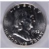 Image 2 : 1952 FRANKLIN HALF DOLLAR, PCGS PROOF-64!
