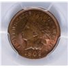 Image 2 : 1902 INDIAN CENT PCGS MS-64 BN  LOOKS RED BROWN