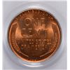 Image 3 : 1909-VDB LINCOLN CENT, PCGS MS-64  RED!
