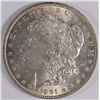 Image 1 : 1891 MORGAN SILVER DOLLAR, MS-63++ BLAST WHITE!