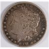 Image 1 : 1891-CC MORGAN SILVER DOLLAR, SOLID XF  ORIGINAL, VERY MINOR RIM BUMP