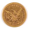 Image 2 : 1865-S $2.50 GOLD LIBERTY, XF, SCRATCH OBV.