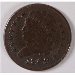 1809 HALF CENT AG/G (C-3, R-1)