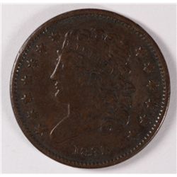 1835 HALF CENT VF-25 (C-2, R-1)
