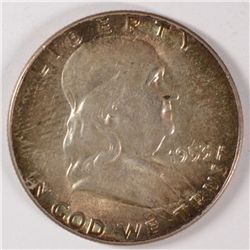 1953 FRANKLIN HALF DOLLAR MS-62