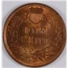 Image 2 : 1909 INDIAN HEAD CENT, MS-64  MOSTLY RED