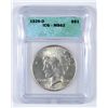Image 1 : 1926-D PEACE SILVER DOLLAR, ICG MS-62 NICE!