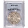Image 1 : 1881-CC MORGAN DOLLAR PCGS MS-63 SEMI-KEY