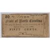 Image 1 : 1861 FIFTY CENT STATE OF NORTH CAROLINA