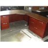Image 2 : CHERRY BOWFRONT L SHAPED EXECUTIVE DESK