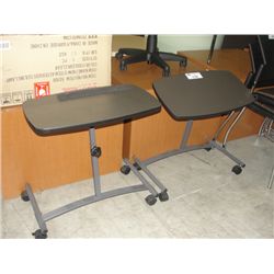 2 MOBILE NOTEBOOK COMPUTER STANDS