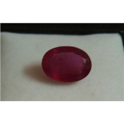 11.00 Ct Ruby Oval Shape Stone