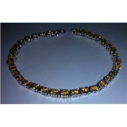 9.520g Bracelet of Citrine Sterling 925 Silver